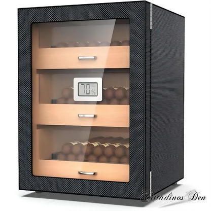 Cedar Deluxe Cigar Humidor - Aroma Guardian Hub