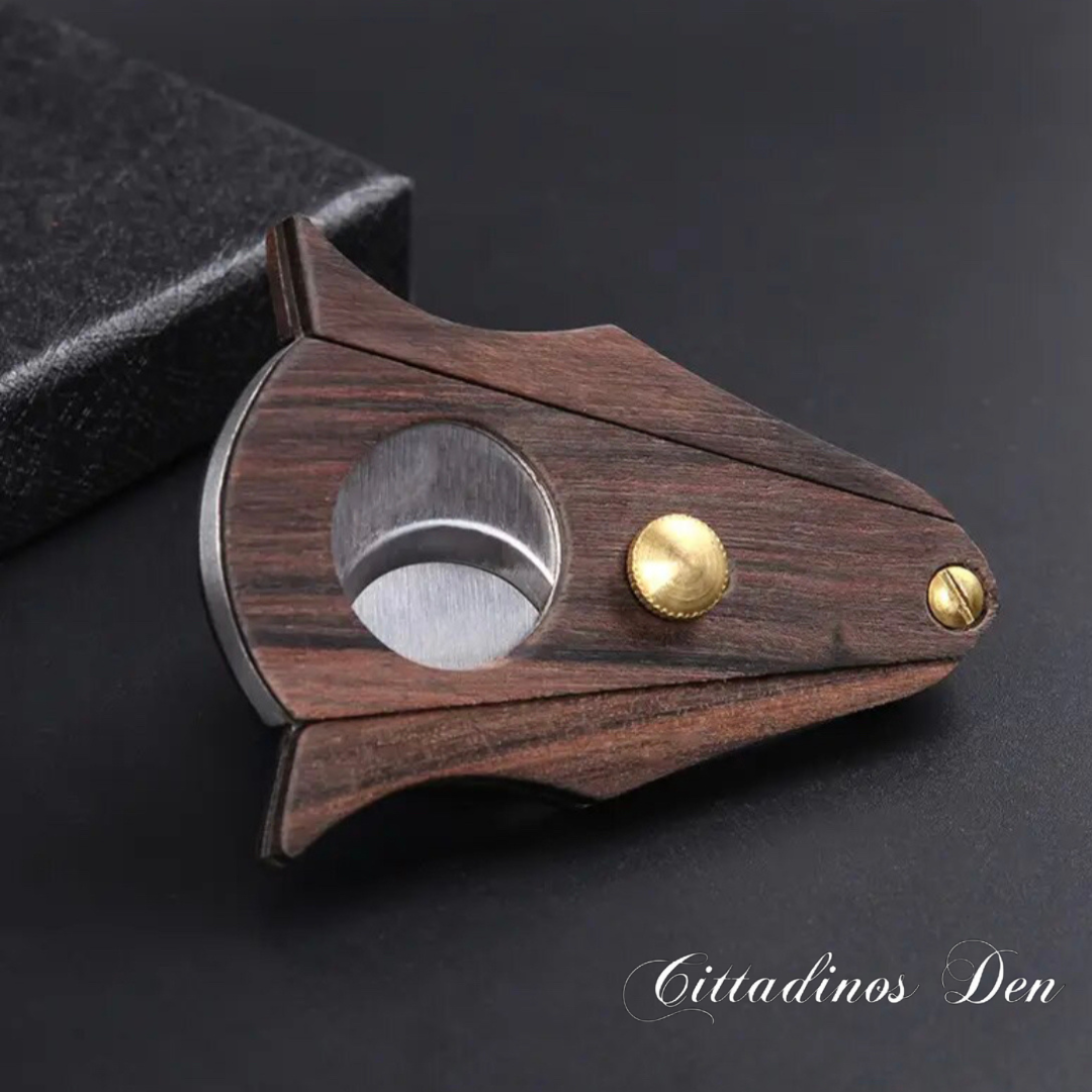 Cigar Cutter Collection - Wooden Elegance Classic Wood - Cittadinos Den